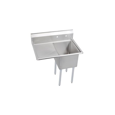 ELKAY Standard Scullery Sink 1-Compartment 14 Deep Bowl 18 Left Drainboard 38.5 L X29.75 W X43.75 H 14-1C18X24-L-18X